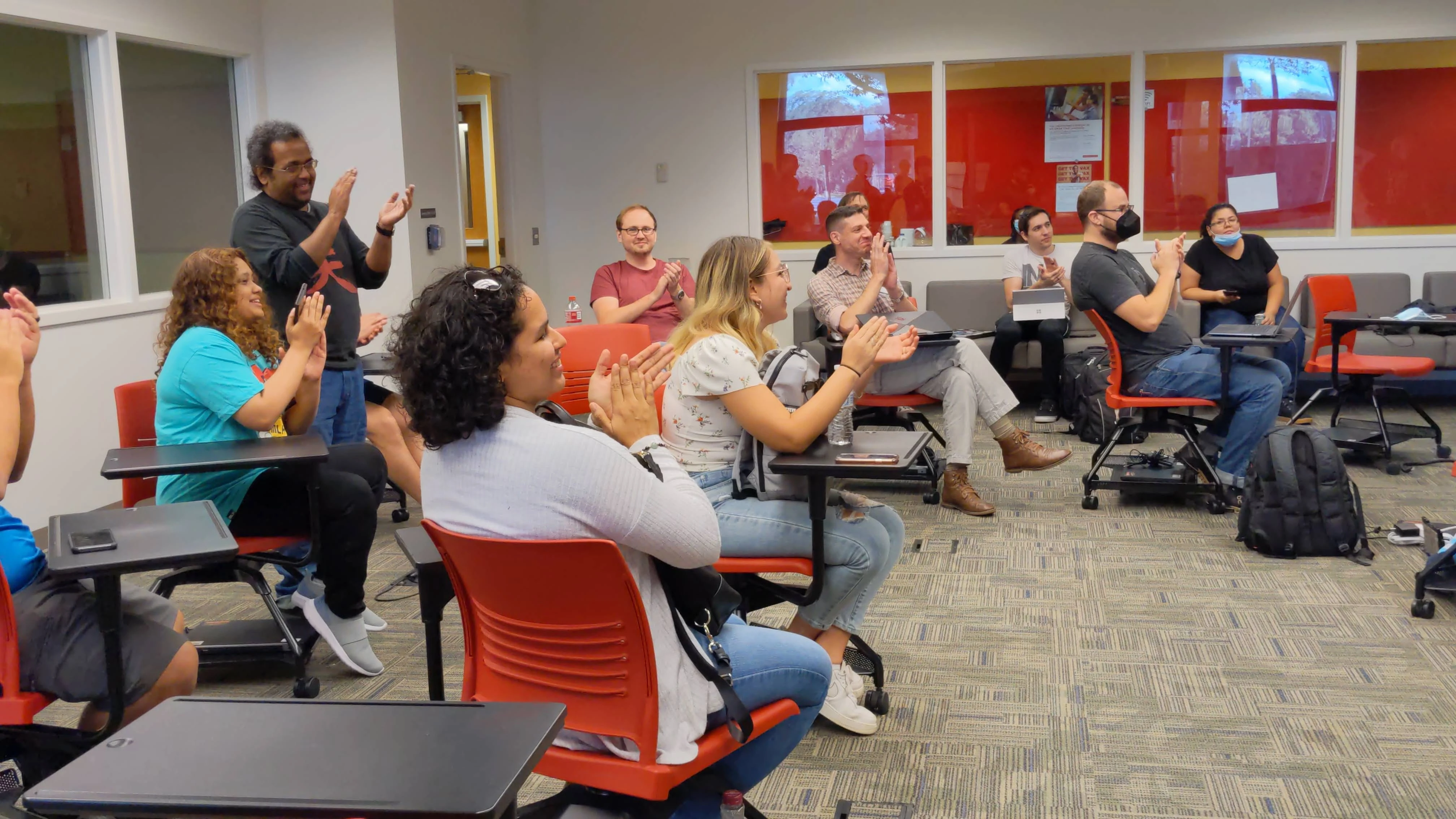 Room full of TADHacks participants